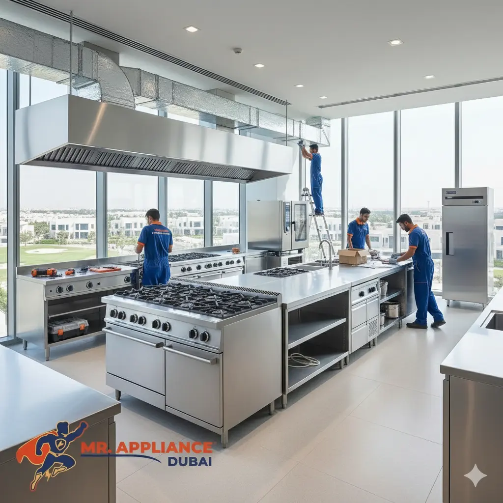 Complete Commercial Kitchen Installation Damac Hills 2