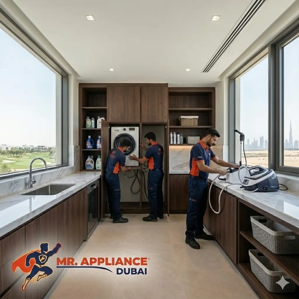 Washer-Dryer Combo Installation Jumeirah Village Circle jvc